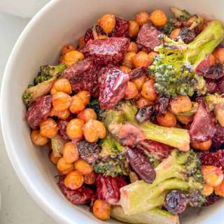 Roasted Beetroot and Broccoli Salad