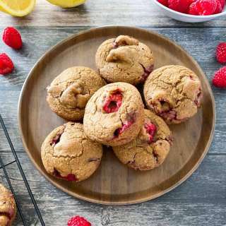 Vegan Raspberry Muffins [Oil Free]