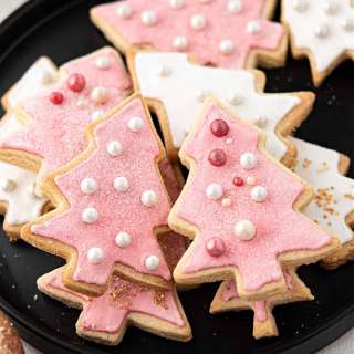 Christmas Tree Sugar Cookies