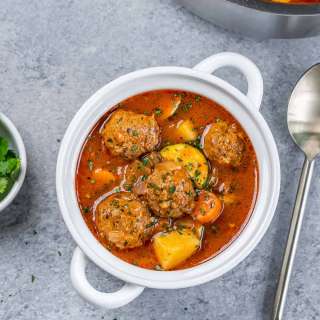 Albondigas Soup (Mexican meatball soup)