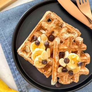 Vegan Banana Waffles