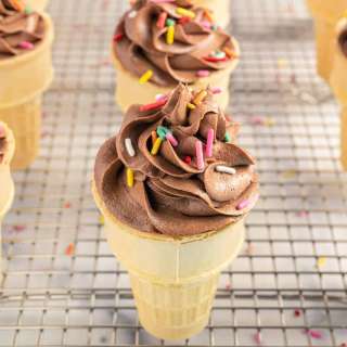 Ice Cream Cone Cupcakes