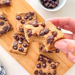 Vegan Blondies with White Beans