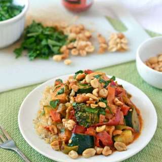 Chicken with Thai Peanut Stir Fry Sauce