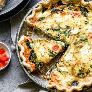 Goat Cheese Quiche