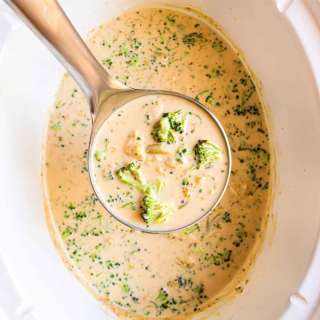 Slow Cooker Broccoli Cheese Soup