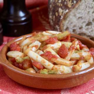 White Asparagus Recipe (Italian Style with Tomatoes)