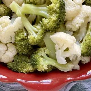 Broccoli and Cauliflower Salad