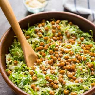 Shaved Brussels Sprouts Salad