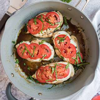 Chicken Caprese Skillet