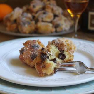 Italian Ricotta, Raisin and Chocolate Doughnuts (Frittelle Ricotta, Uvetta e Cioccolato)