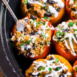 Crockpot Stuffed Peppers