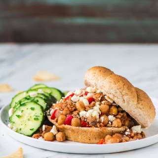 Greek Crock Pot Sloppy Joes