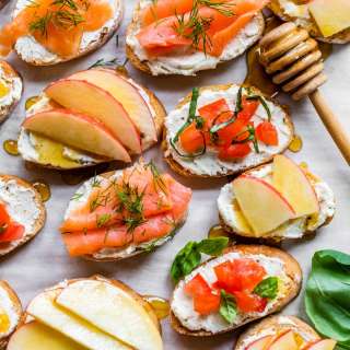 Whipped Feta Crostini
