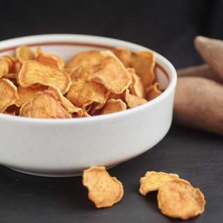 Oven Baked Sweet Potato Chips (Crisps)