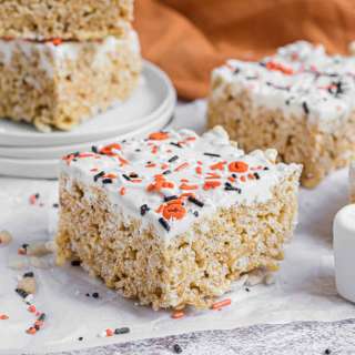 Pumpkin Spice Rice Krispie Treats