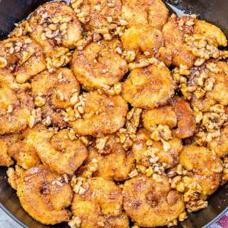 Healthier Honey Walnut Shrimp