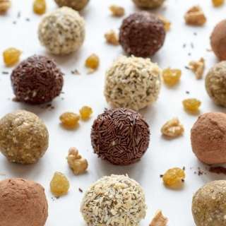 Gold Raisin No Bake Energy Bites