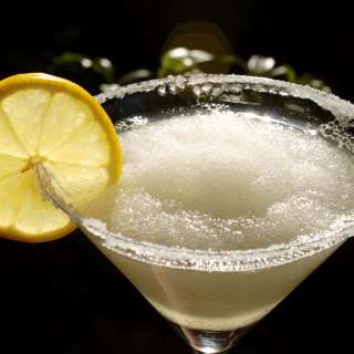 The Best Frozen Lemon Drop Martini (Slush) You'll Ever Have (a Margarita-style Icy Lemon Drop!)