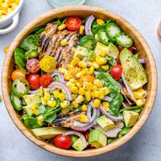 Cilantro Lime Grilled Chicken Salad