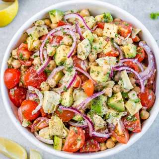 Mediterranean Artichoke and Tomato Salad