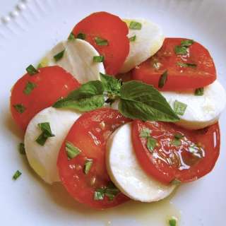 Caprese Salad Recipe or Tomato, Basil, and Mozzarella Salad