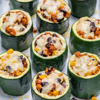Taco Stuffed Zucchini Cups