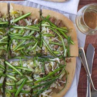 Asparagus Pizza