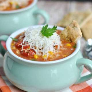 BBQ Chicken Pizza Soup