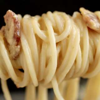 Pasta with Egg and Bacon