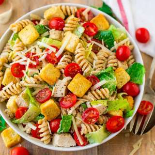 Chicken Caesar Pasta Salad