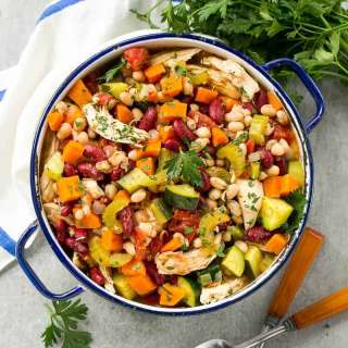 Italian Chicken Bean Soup