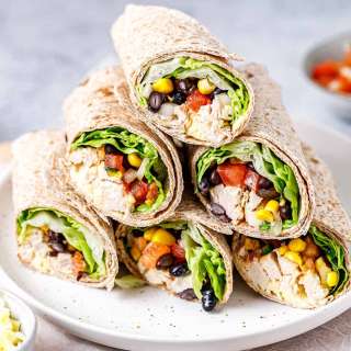 Easy Southwest Chicken Wrap