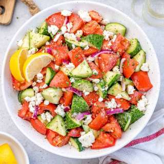 Cucumber Tomato Feta Salad