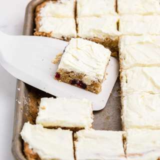 Cranberry Orange Cookie Bars