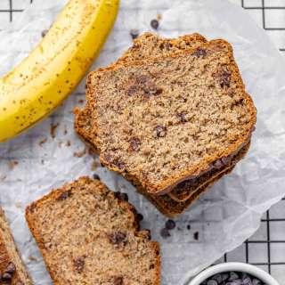 Moist and Fluffy Vegan Banana Bread Recipe