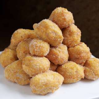 Pumpkin Donuts or Italian Pumpkin Orange Doughnut Bites (Frittelle di Zucca)
