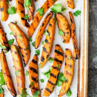 Grilled Sweet Potato Fries