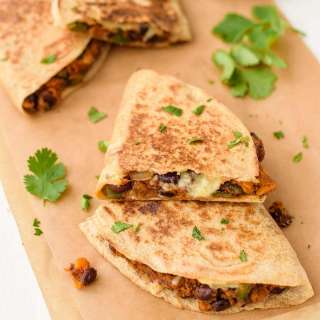 Sweet Potato Black Bean Quesadillas