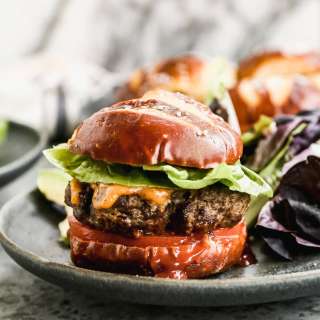 Air Fryer Hamburgers