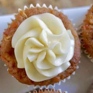 Pumpkin Muffins with Cream Cheese Frosting