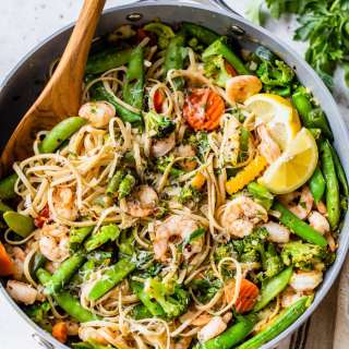 Garlic Shrimp Pasta