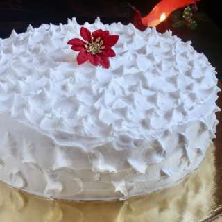 Christmas Cake - Traditional British Fruit Cake with Royal Icing