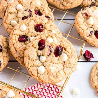 White Chocolate Cranberry Cookies