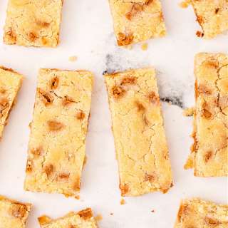 Butterscotch Shortbread Bars