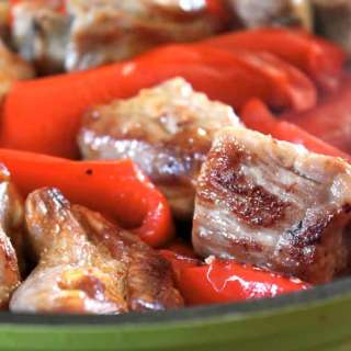 Pork and Pickled Peppers (and Potatoes)