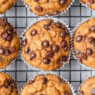 Chocolate Chip Sweet Potato Muffins