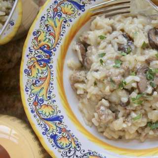 Italian Sausage and Mushroom Risotto