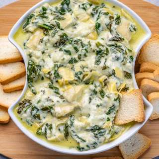 Crockpot Spinach Artichoke Dip