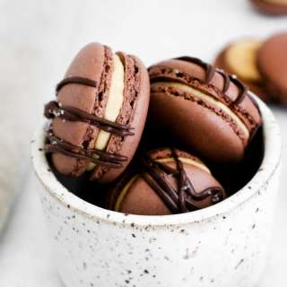 Chocolate Macarons